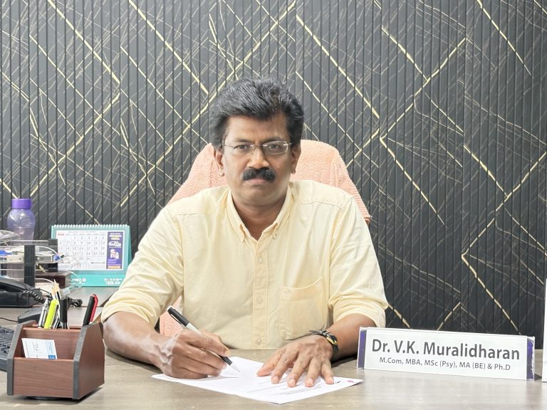 Dr. V.K. Muralidharan